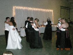 DJing at a wedding